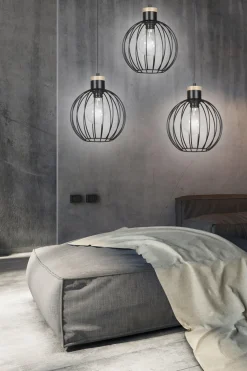 Emibig Kjøkkenbelysning Tak|Takpendler<Barbado takpendel 3 lys - Svart/Trefarget