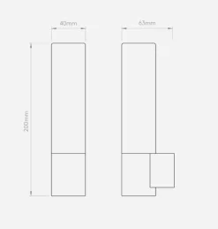 Astro Lighting Baderomsbelysning Vegg<Bari vegglampe