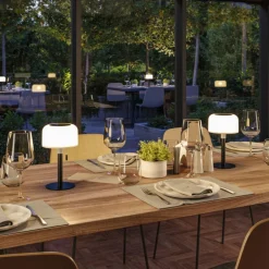 Paulmann Solcellebelysning<Bartja bordlampe oppladbar via USB eller solcelle 2700 Kelvin IP44