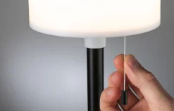 Paulmann Solcellebelysning<Bartja bordlampe oppladbar via USB eller solcelle 2700 Kelvin IP44