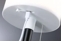 Paulmann Solcellebelysning<Bartja bordlampe oppladbar via USB eller solcelle 2700 Kelvin IP44