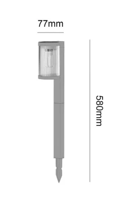 NorDesign Solcellebelysning|Pullert<Beacon Solar hagebelysning 1W 3000K IP65 - Solcelle