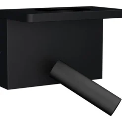 Aneta Lighting Leselamper|Vegglamper Med Usb<Bedside vegglampe 3W 2700 Kelvin med trådløs hurtig lader og USB A og C