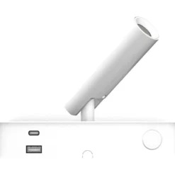Aneta Lighting Leselamper|Vegglamper Med Usb<Bedside vegglampe 3W 2700 Kelvin med trådløs hurtig lader og USB A og C