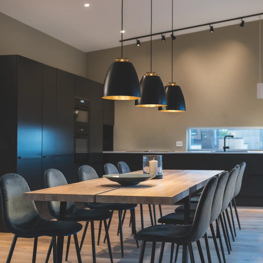 Sg Armaturen As Kjøkkenbelysning Tak|Takpendler<Bell maxi takpendel - Svart/Gull