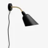 &Tradition Leselamper<Bellevue Vegglampe - svart/messing