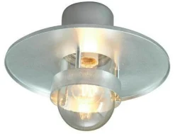 Norlys Lightup-Pris|Utelamper Til Kystområder<Bergen taklampe - Galvanisert stål