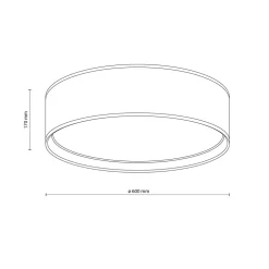 TK Lighting Kjøkkenbelysning Tak|Taklamper / Takplafonder<Bilbao taklampe 60 cm