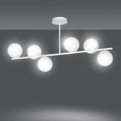 Emibig Kjøkkenbelysning Tak|Taklamper / Takplafonder<Bior 6 taklampe - Hvit/Opal hvit