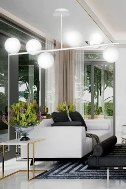 Emibig Kjøkkenbelysning Tak|Taklamper / Takplafonder<Bior 6 taklampe - Hvit/Opal hvit