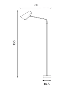 Northern Leselamper Gulv<Birdy swing gulvlampe