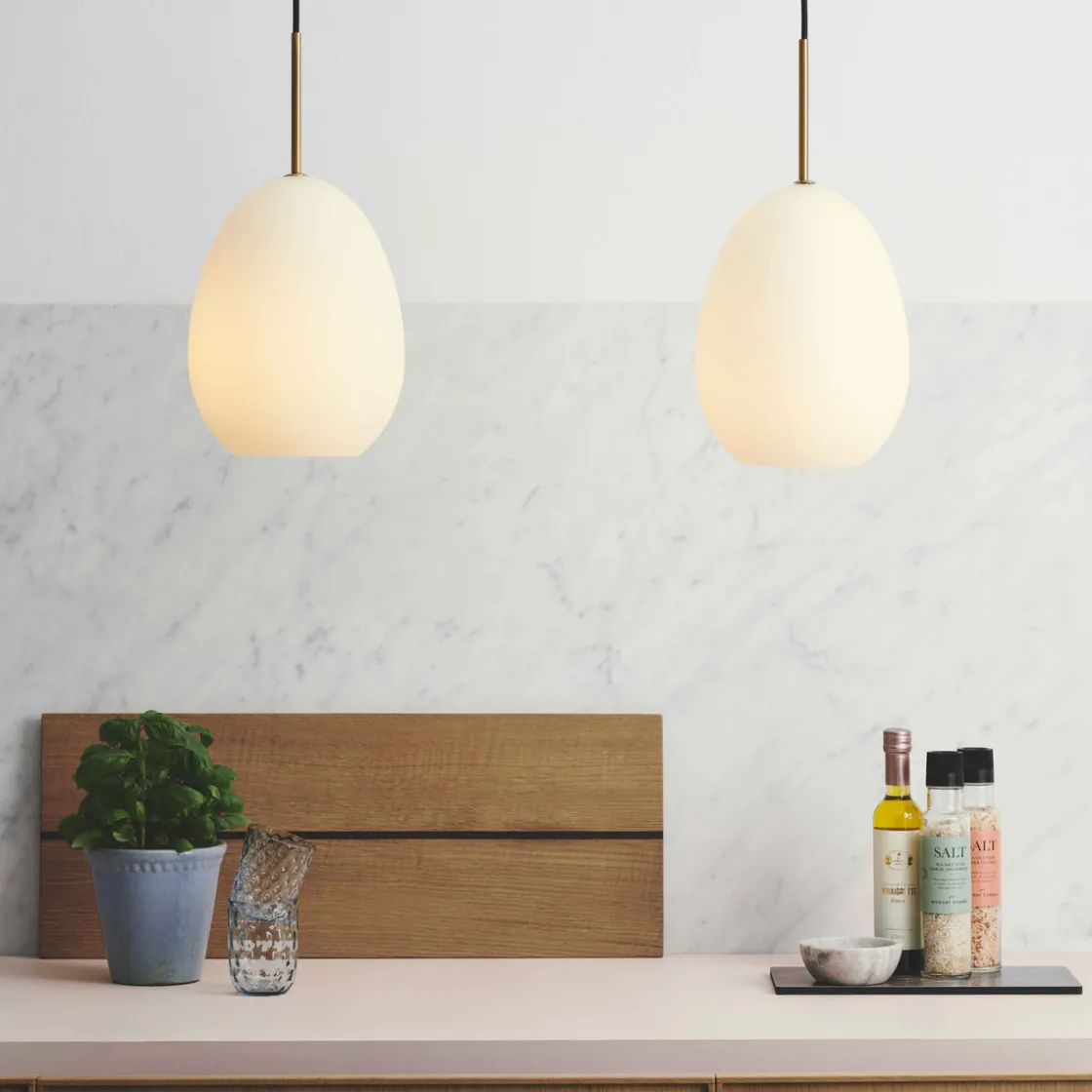 Halo Designs Kjøkkenbelysning Tak|Takpendler<Bodø takpendel 20 cm - hvit