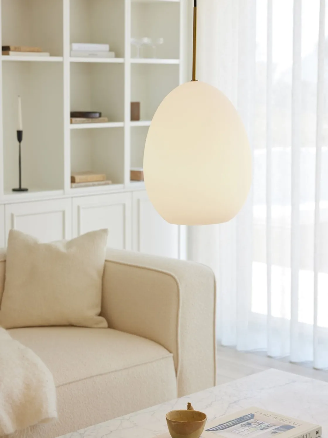 Halo Designs Kjøkkenbelysning Tak|Takpendler<Bodø takpendel 20 cm - hvit