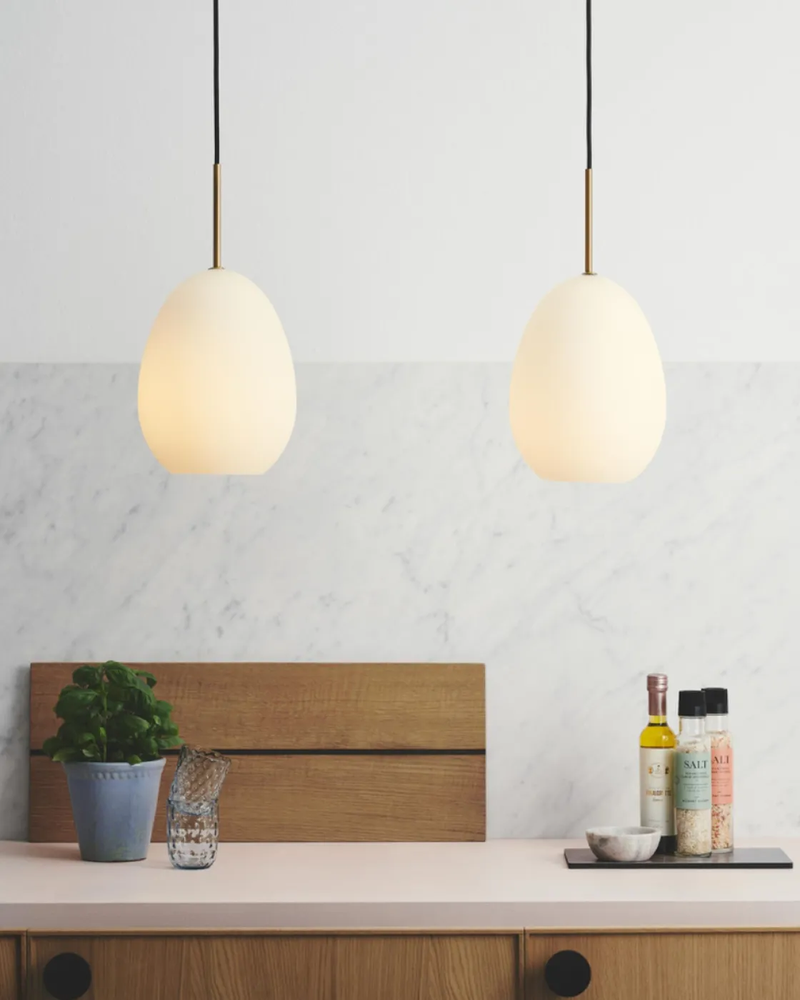 Halo Designs Kjøkkenbelysning Tak|Takpendler<Bodø takpendel 20 cm - hvit