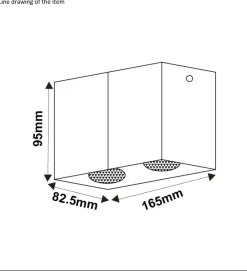 Lucide Kjøkkenbelysning Tak|Spotter & Skinner<Bodi dobbel takspot square 2xGU10