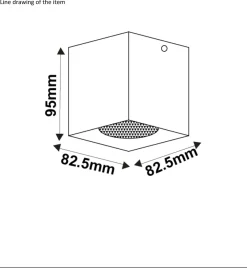 Lucide Kjøkkenbelysning Tak|Spotter & Skinner<Bodi takspot square GU10