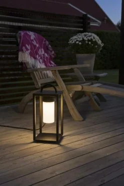 Konstsmide Lykter<Bologna lanterne 45,5 cm - Svart/Opalhvit