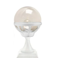 Norlys Lightup-Pris|Portstolper<Bologna portstolpe 312 - Hvit/ Klart glass