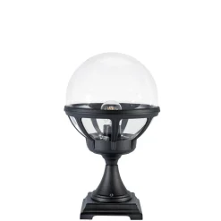 Norlys Lightup-Pris|Portstolper<Bologna portstolpe 312 - Svart / Klart glass