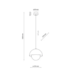 TK Lighting Kjøkkenbelysning Tak|Takpendler<Bono takpendel 27 cm