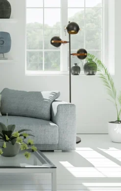 Aneta Lighting Leselamper Gulv<Bow gulvlampe m/3 lampehoder