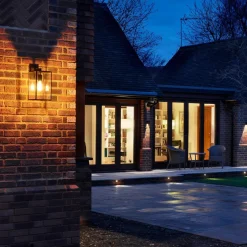 Astro Lighting Utelamper - Klassiske Vegglamper<Box Lantern 450 vegglampe utendørs - Svart