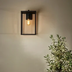 Astro Lighting Utelamper - Klassiske Vegglamper<Box Lantern 450 vegglampe utendørs - Svart