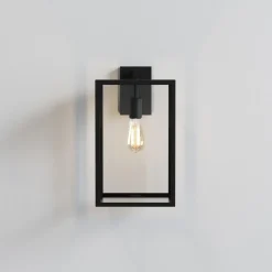 Astro Lighting Utelamper - Klassiske Vegglamper<Box Lantern 450 vegglampe utendørs - Svart