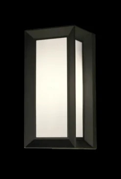 Aneta Lighting Utelamper - Klassiske Vegglamper<Box vegglampe utendørs IP44 E27 - Mørk