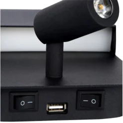 Lucide Leselamper|Vegglamper Med Usb<Boxer vegglampe 10W 3000 Kelvin m/USB -