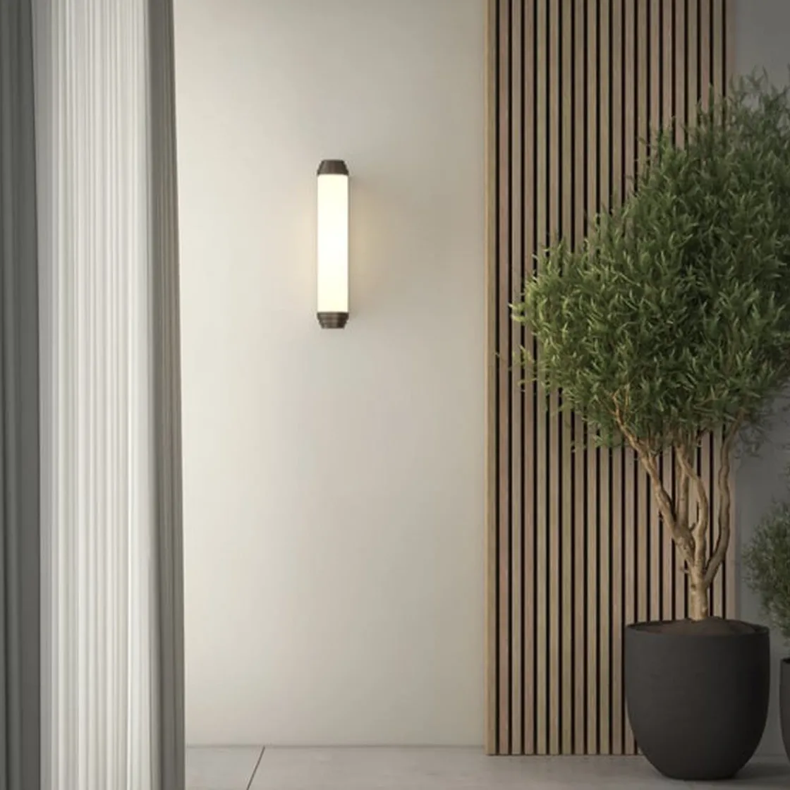 Astro Lighting Baderomsbelysning Vegg<Burlington 400 vegglampe for baderom 9,8W 2700 Kelvin IP44