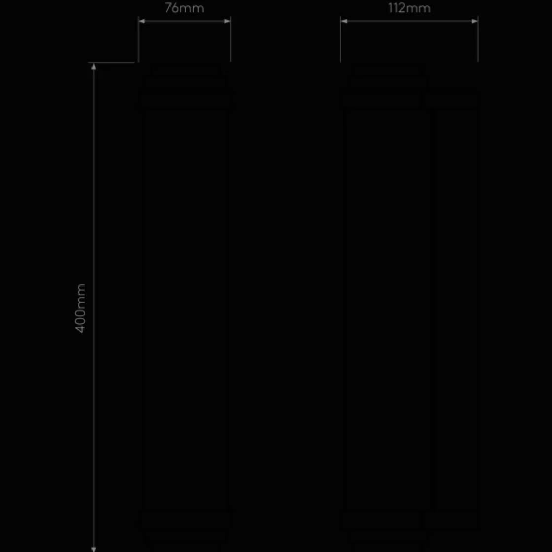 Astro Lighting Baderomsbelysning Vegg<Burlington 400 vegglampe for baderom 9,8W 2700 Kelvin IP44