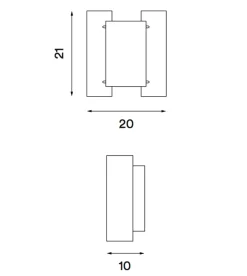 Northern Interiørlamper<Butterfly vegglampe