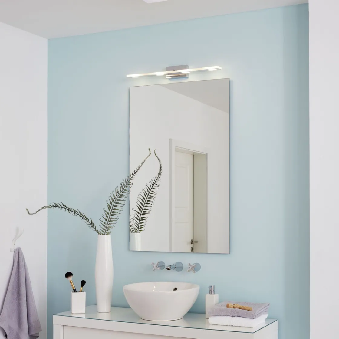 Eglo Belysning Over Speilet På Badet|Baderomsbelysning Vegg<Cabus vegglampe 58 -