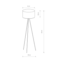 Nowodvorski Interiørlamper Gulv<Cadilac gulvlampe - Svart/Gullfarget