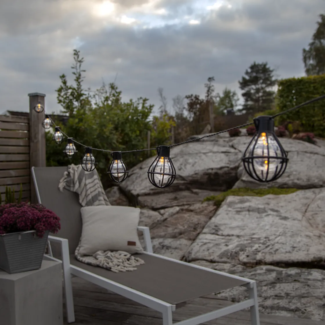 Star Trading Lysslynger|Lysslynger<Cage lysslynge utendørs med 8 lys IP44 -