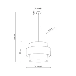 TK Lighting Kjøkkenbelysning Tak|Takpendler<Calisto takpendel 50 cm