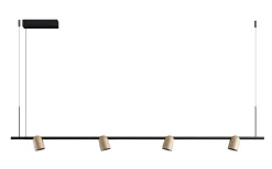 NorDesign Kjøkkenbelysning Tak|Takpendler<Calvi K4 takpendel 27W 2700 Kelvin - Dimbar