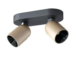 NorDesign Kjøkkenbelysning Tak|Spotter & Skinner<Calvi K2 takspott 2 x 8W 2700 Kelvin - Dimbar