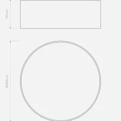 Astro Lighting Baderomsbelysning Tak|Kjøkkenbelysning Tak<Cambria 380 taklampe