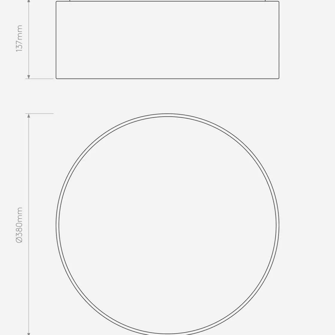 Astro Lighting Baderomsbelysning Tak|Kjøkkenbelysning Tak<Cambria 380 taklampe