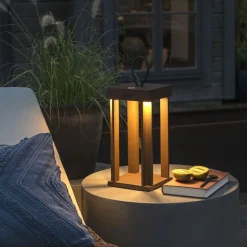 Konstsmide Lykter<Cannes lanterne bord/gulv IP54 oppladbar - farget