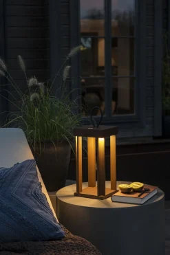 Konstsmide Lykter<Cannes lanterne bord/gulv IP54 oppladbar - farget