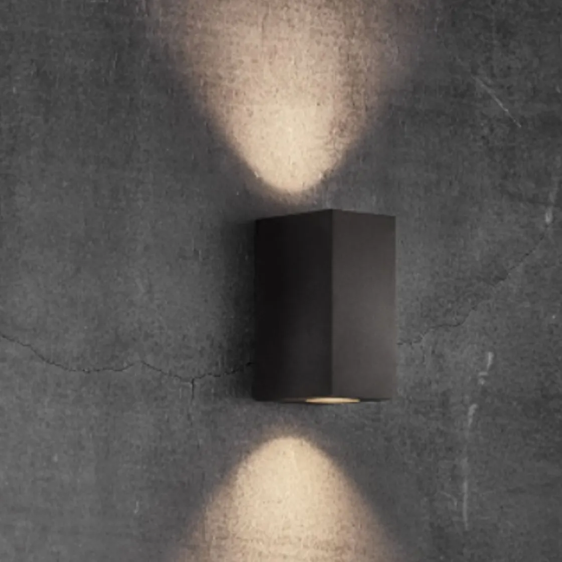 Nordlux Utelamper Med Opp/Ned Lys<Canto Maxi kubi 2 utelampe