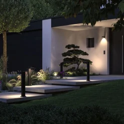 Paulmann Pullert<Capea Grand pullert utendørs IP44 11,5W 3000 Kelvin 65 cm