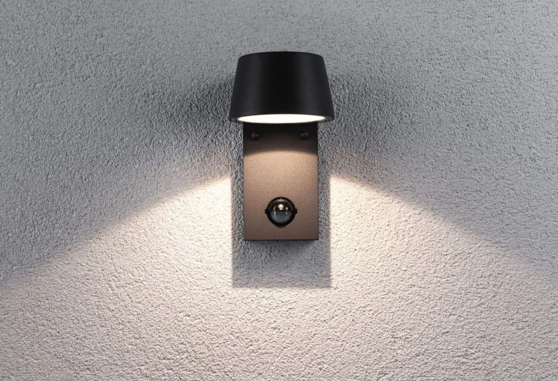 Paulmann Utelamper Med Opp/Ned Lys<Capea vegglampe utendørs IP44 6W 3000 Kelvin - Sensor