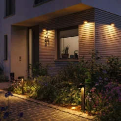 Paulmann Utelamper Med Opp/Ned Lys<Capea vegglampe utendørs IP44 6W 2200 Kelvin