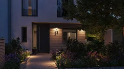 Paulmann Utelamper Med Opp/Ned Lys<Capea vegglampe utendørs IP44 6W 2200 Kelvin