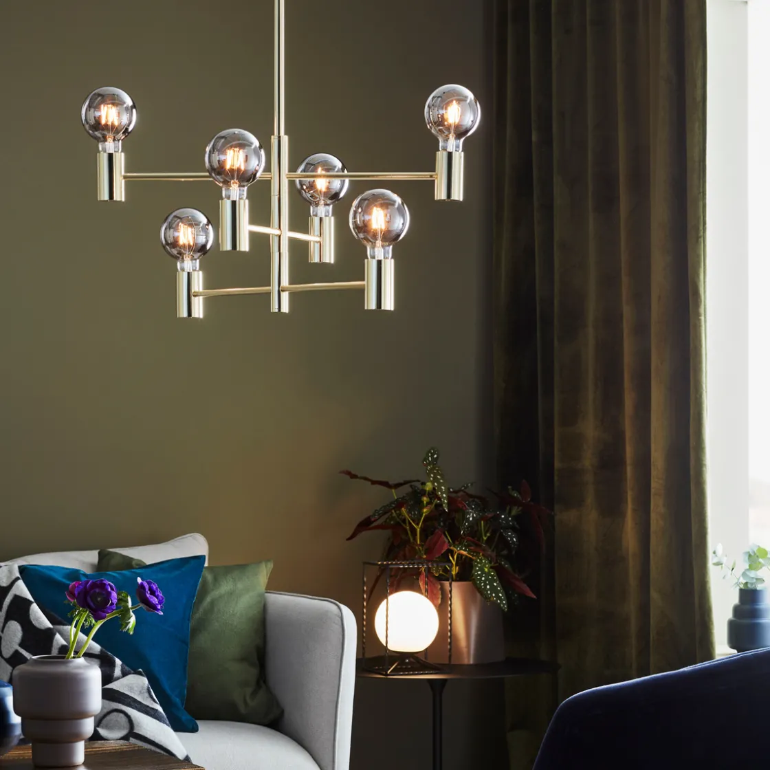 Marksløjd Kjøkkenbelysning Tak|Lysekroner<Capital pendel - Messing - Messing