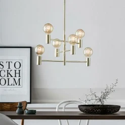 Marksløjd Kjøkkenbelysning Tak|Lysekroner<Capital pendel - Messing - Messing